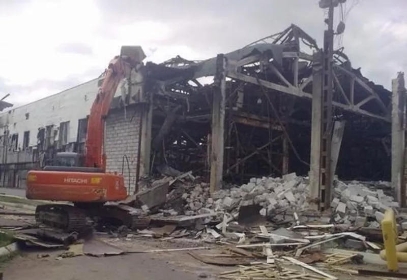 Демонтаж зданий в Новосибирске. Все виды работ. 2