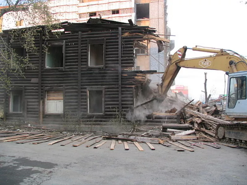 Демонтаж зданий в Новосибирске. Все виды работ. 3
