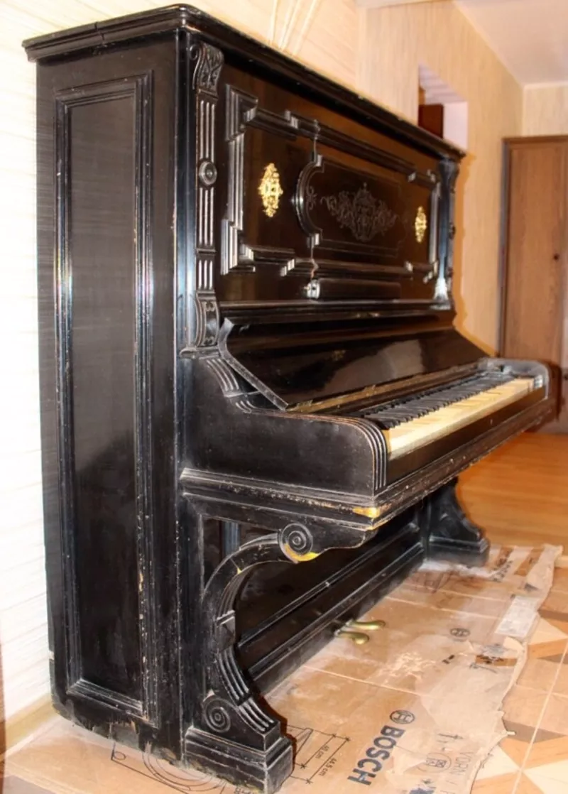 Старинное пианино Я. Беккер (J. Bekker) 1896 г.